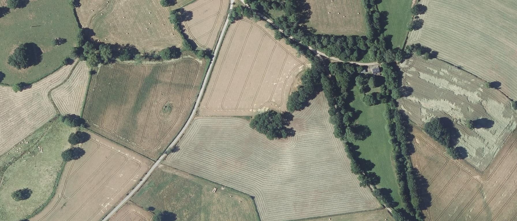 Vue aérienne de CFPPA des Combrailles