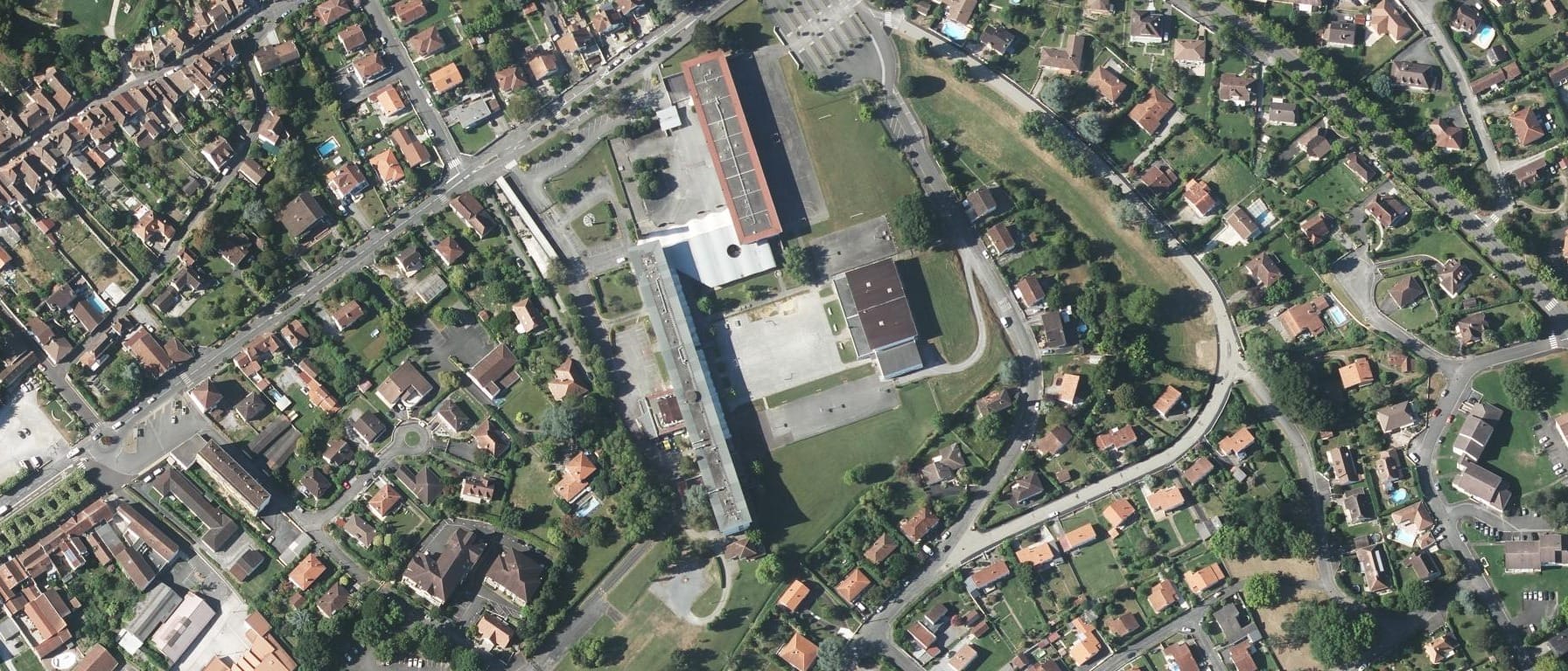 Vue aérienne de Lycée Gaston Fébus