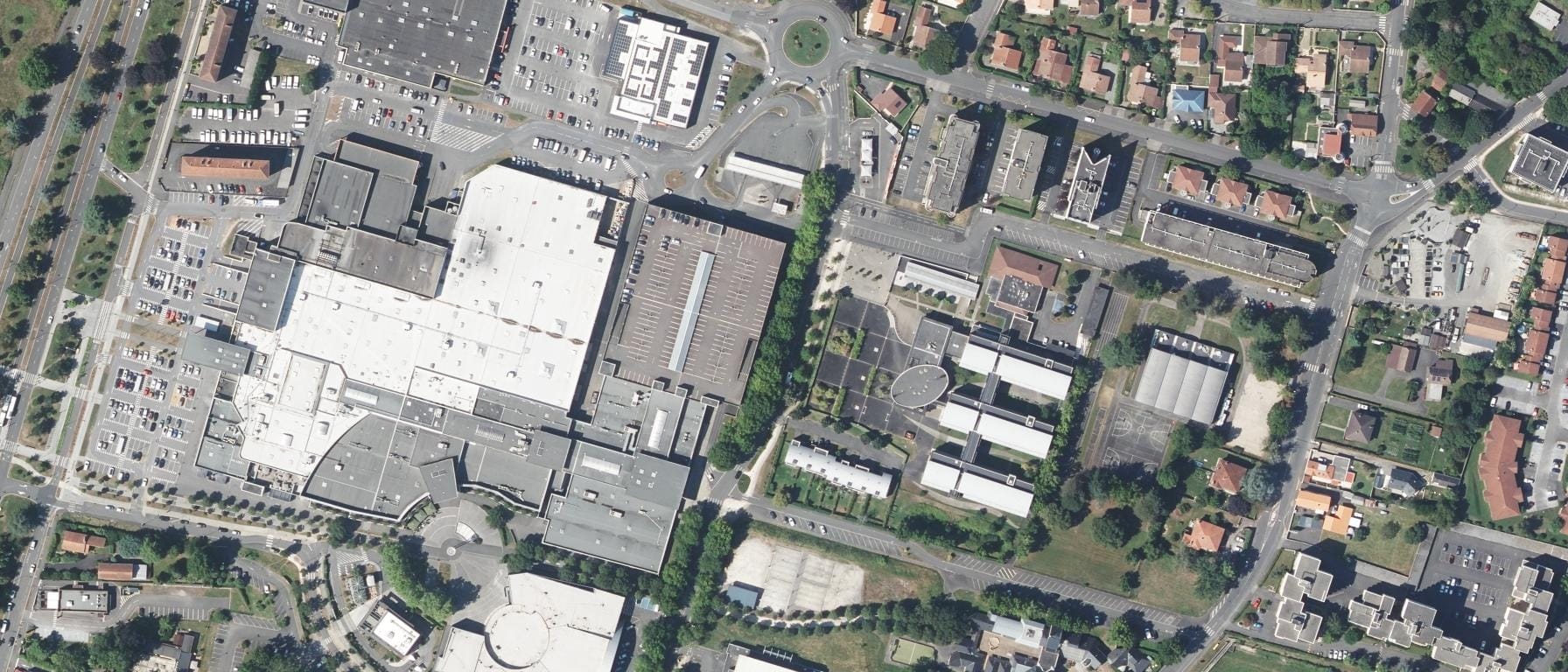 Vue aérienne de Lycée professionnel Honore Baradat