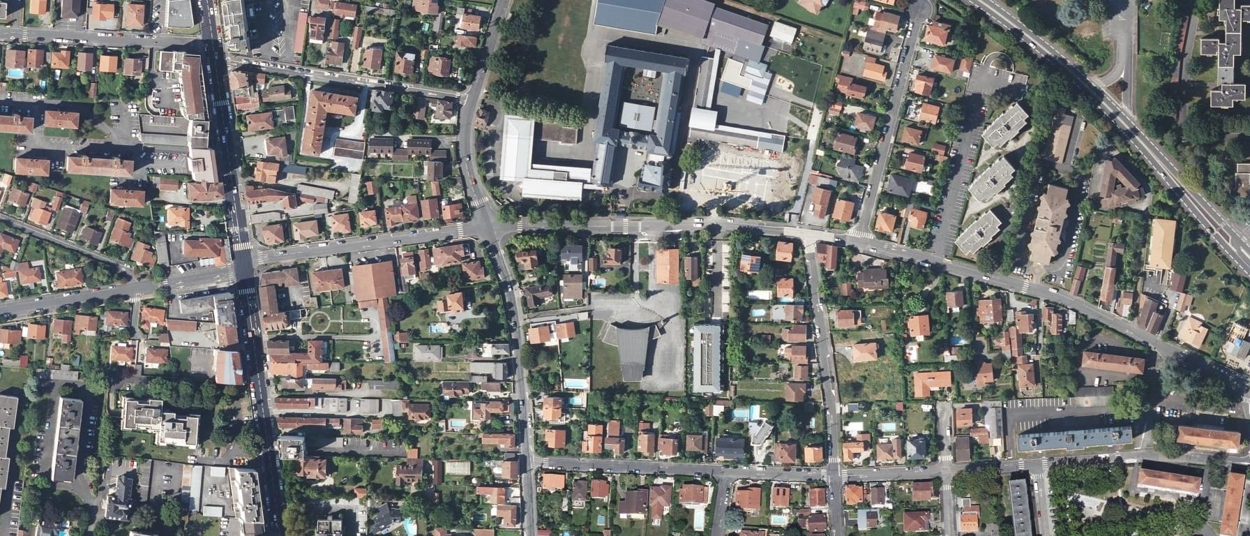 Vue aérienne de Lycée St Dominique