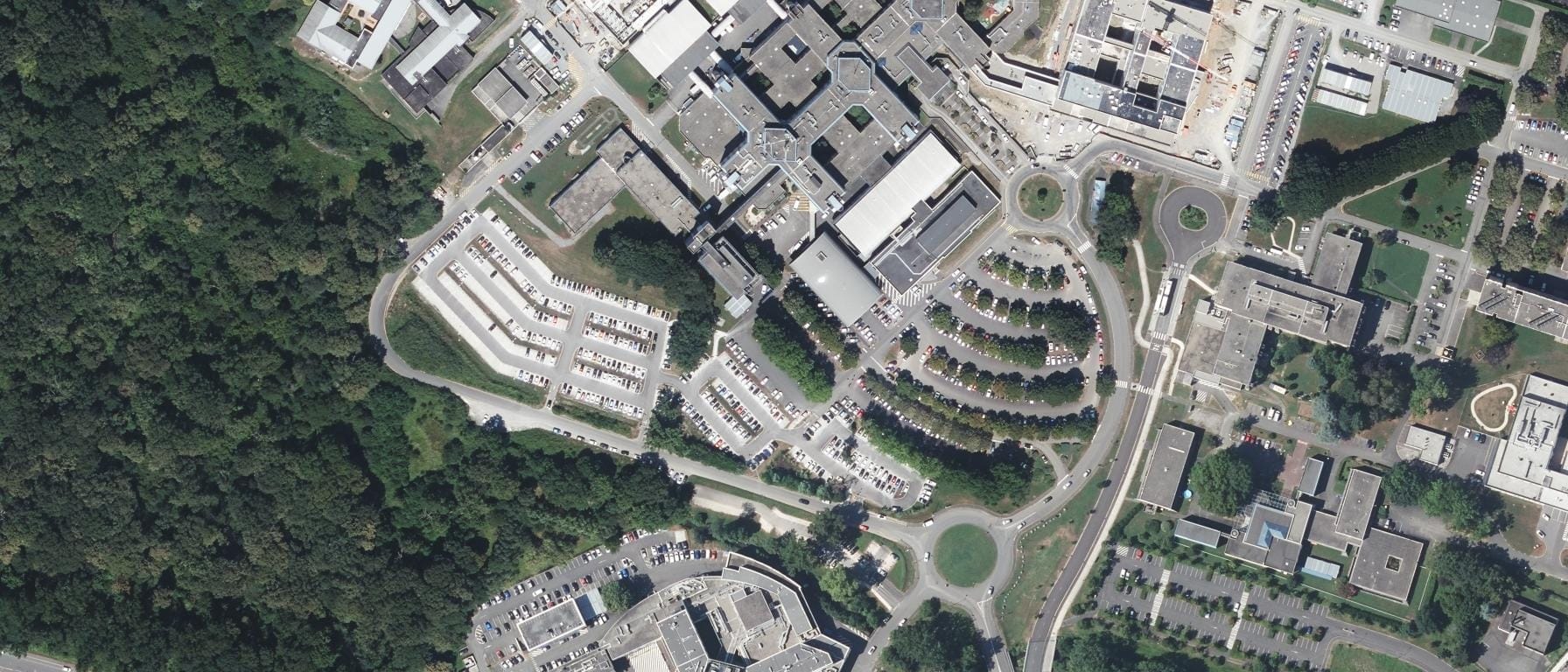 Vue aérienne de IFSI CH de Pau