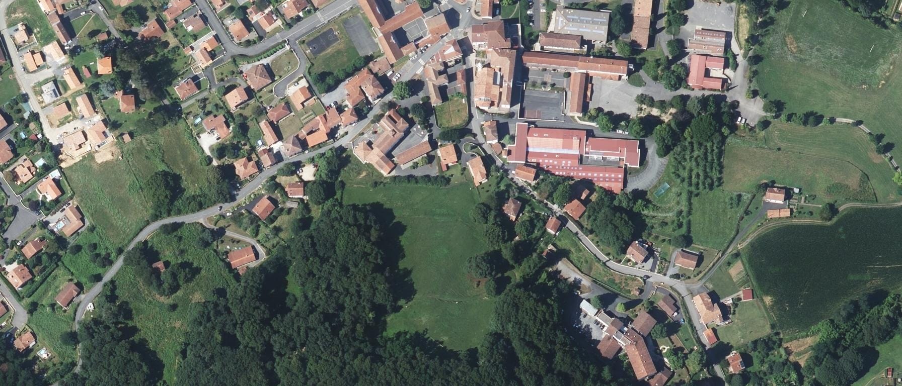 Vue aérienne de Lycée professionnel Agricole Armand DAVID