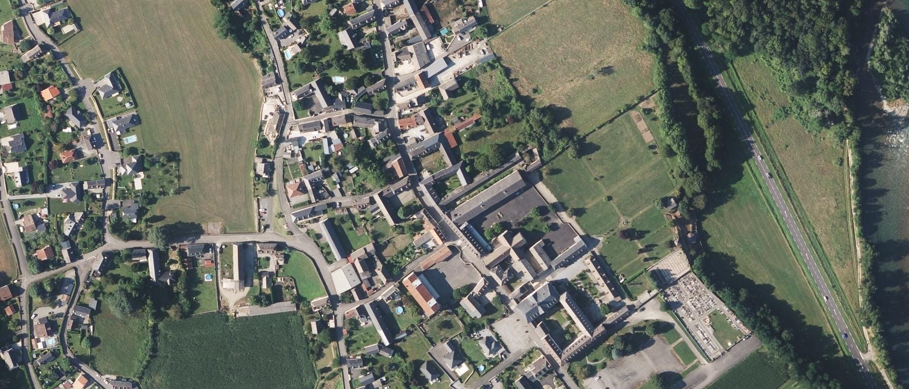 Vue aérienne de Lycée professionnel Le Beau Rameau
