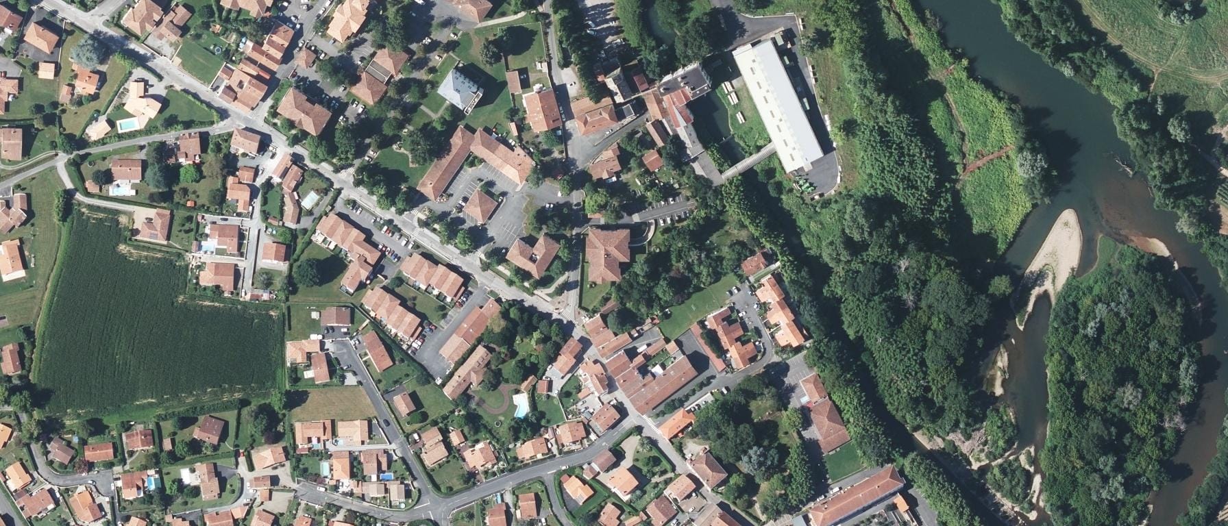 Vue aérienne de Lycée professionnel St-Joseph - Campus Aitzina