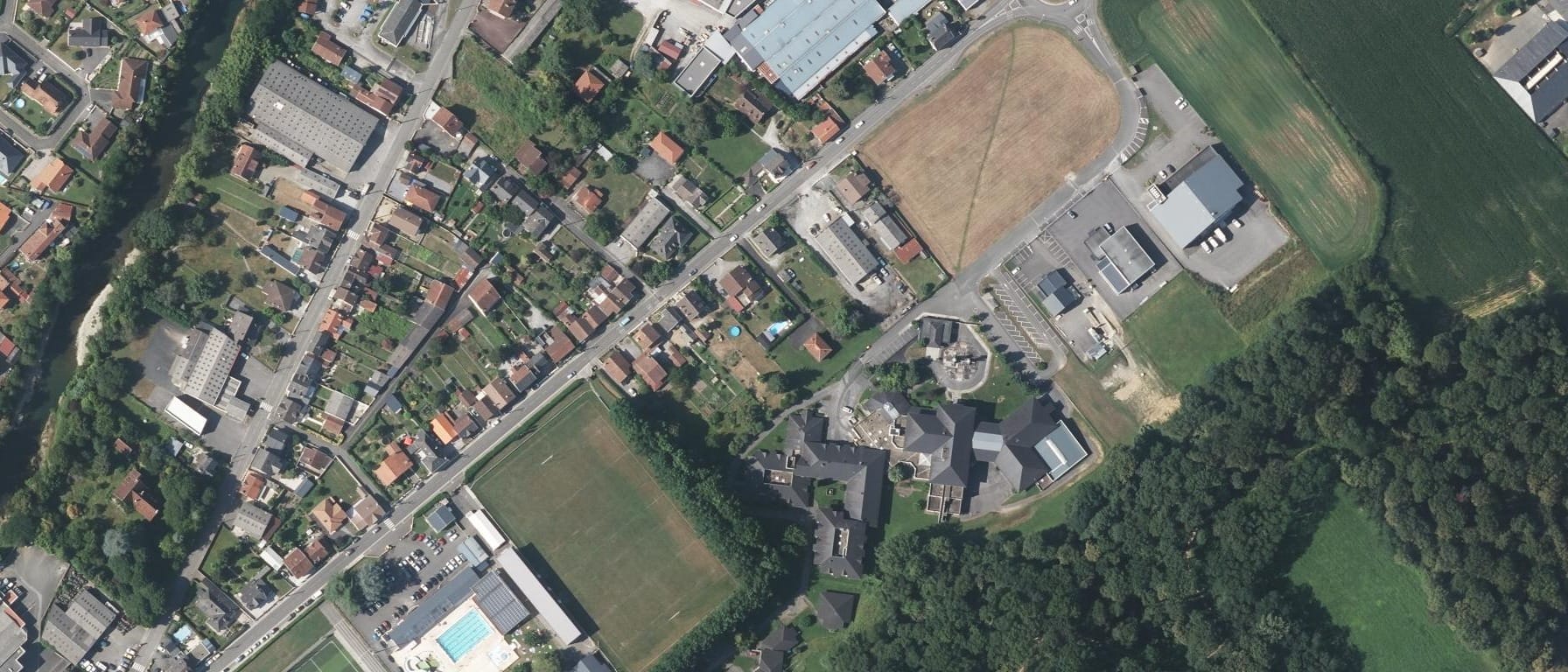 Vue aérienne de Lycée des métiers du Pays de Soule