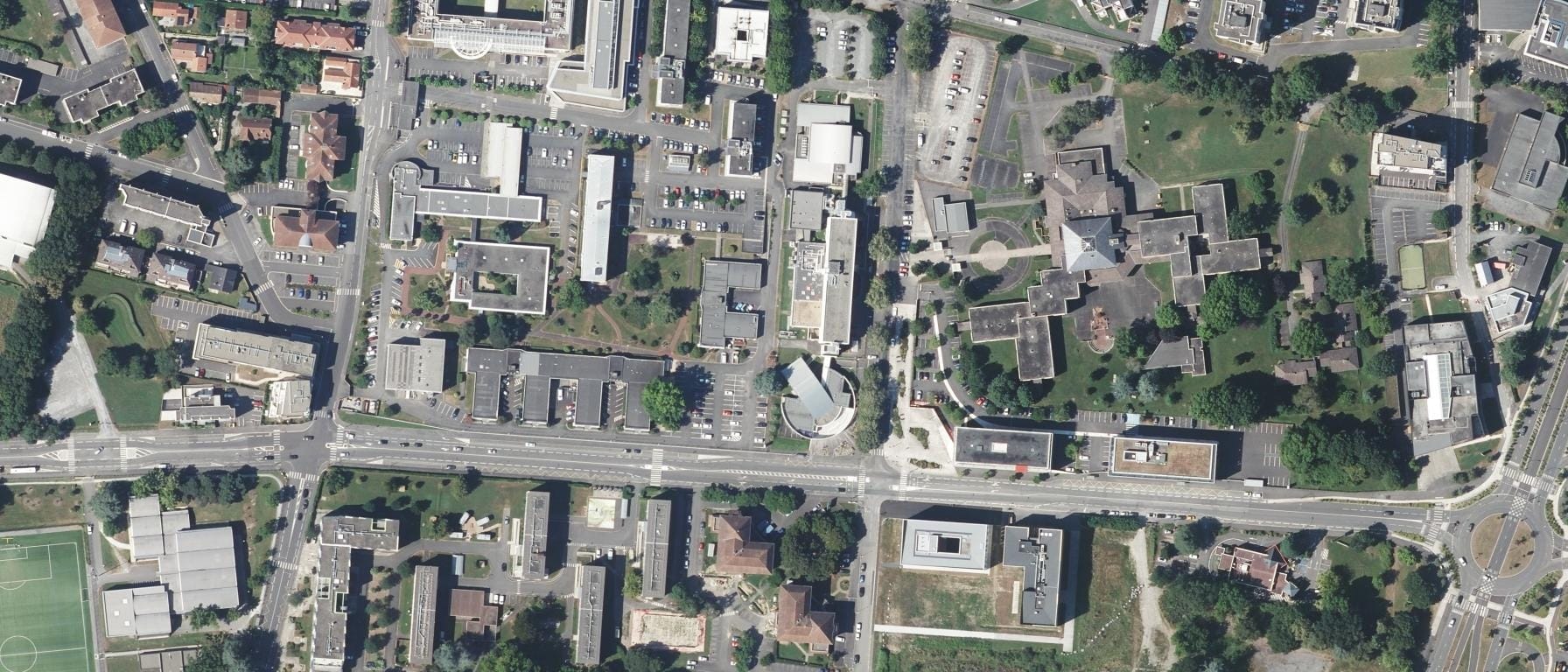 Vue aérienne de CPI Pau (ENSGTI)