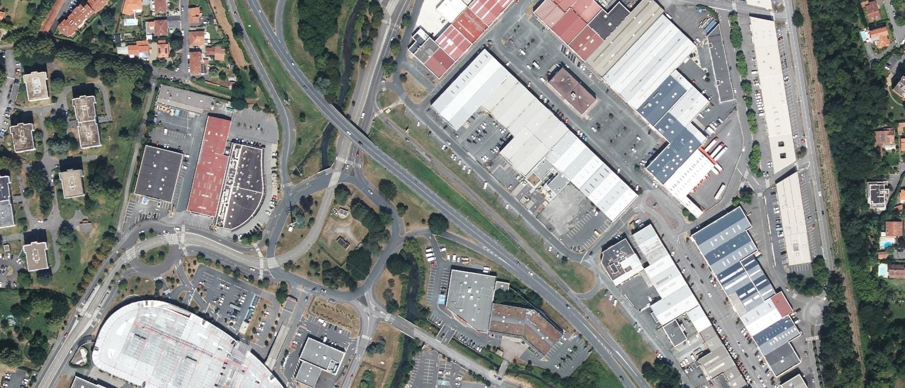 Vue aérienne de Formation Alternance Supérieure FASUP - BAYONNE