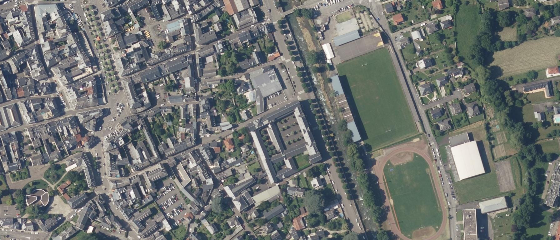 Vue aérienne de Lycée Victor Duruy