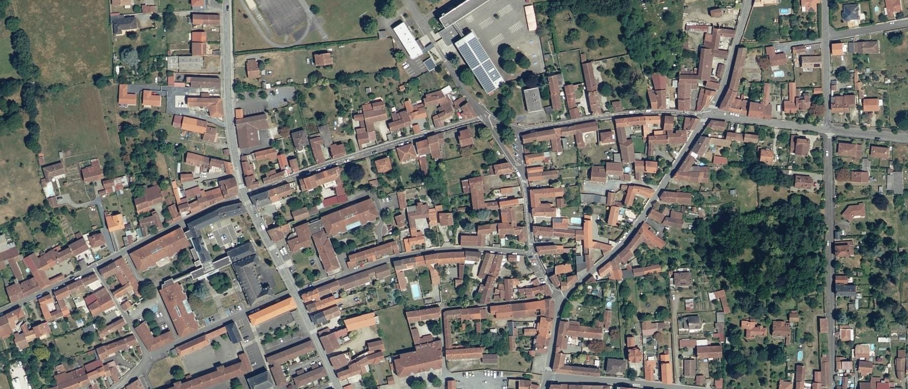 Vue aérienne de Lycée Pierre Mendes France - CFA Public Education Nationale