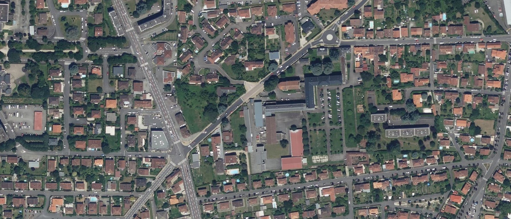 Vue aérienne de Lycée Pradeau la Sède-St Pierre