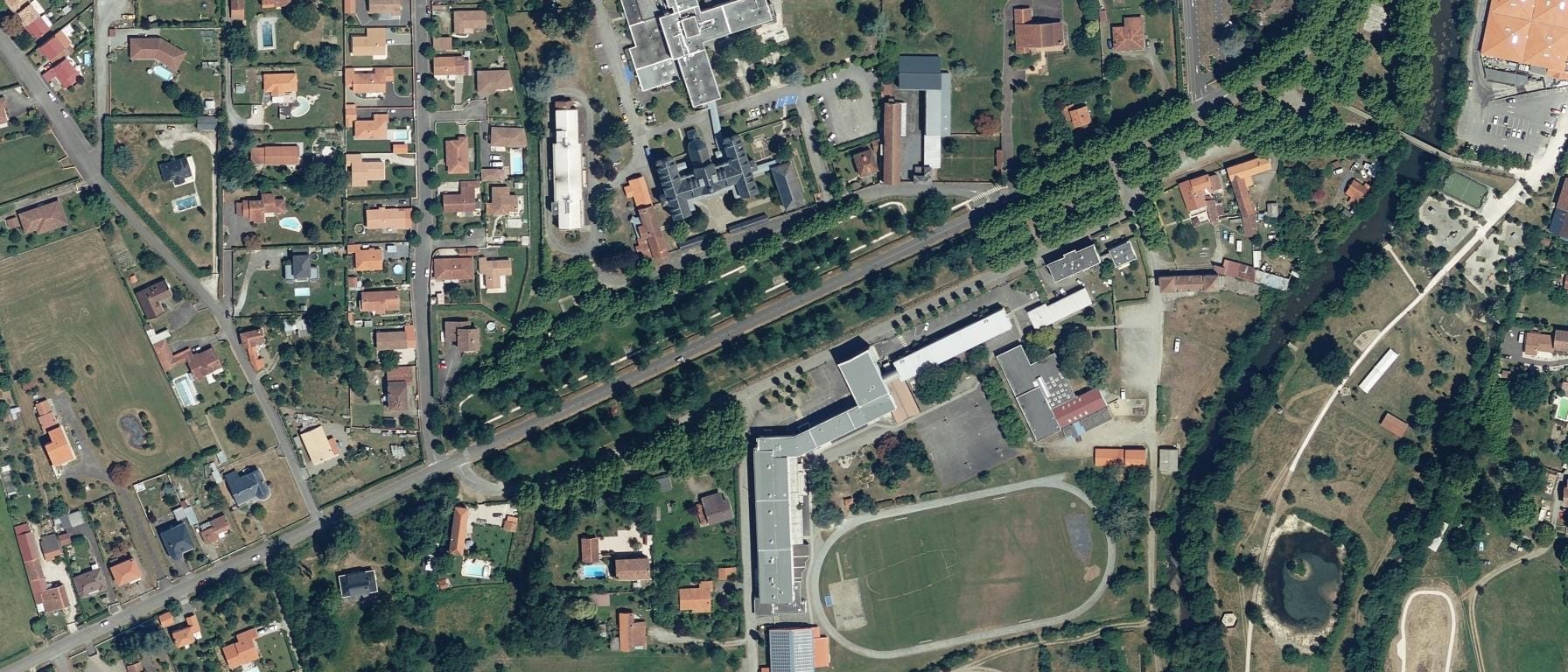 Vue aérienne de L.E.G.T.A. Jean Monnet