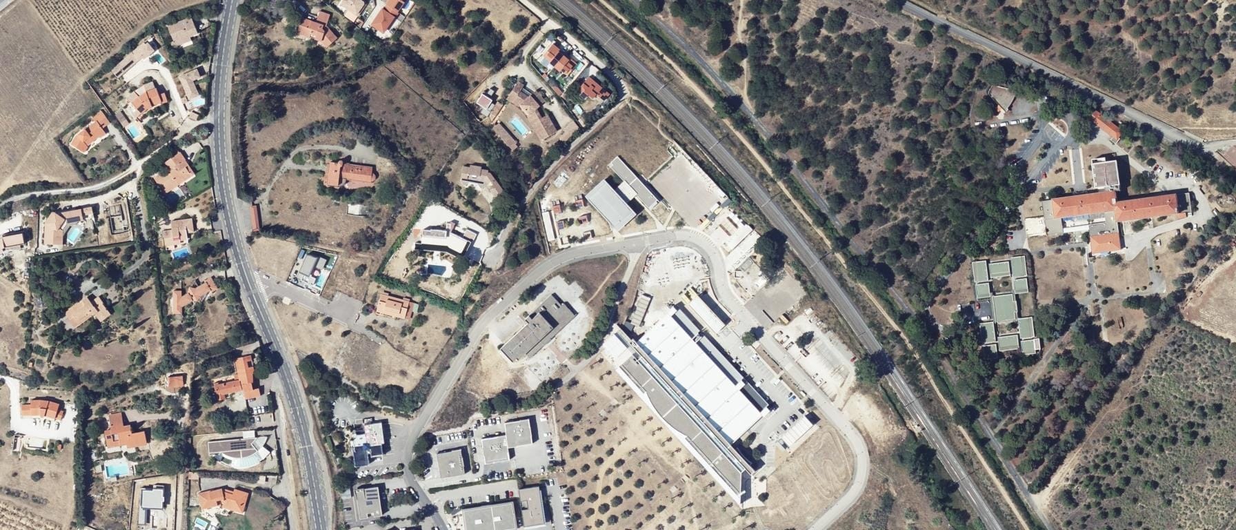 Vue aérienne de CFA BTP 66