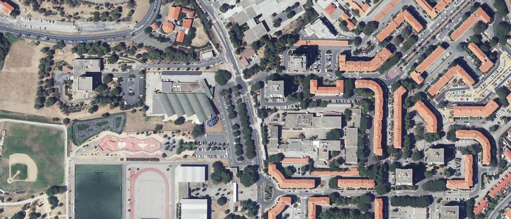 Vue aérienne de Lycée professionnel Léon BLUM