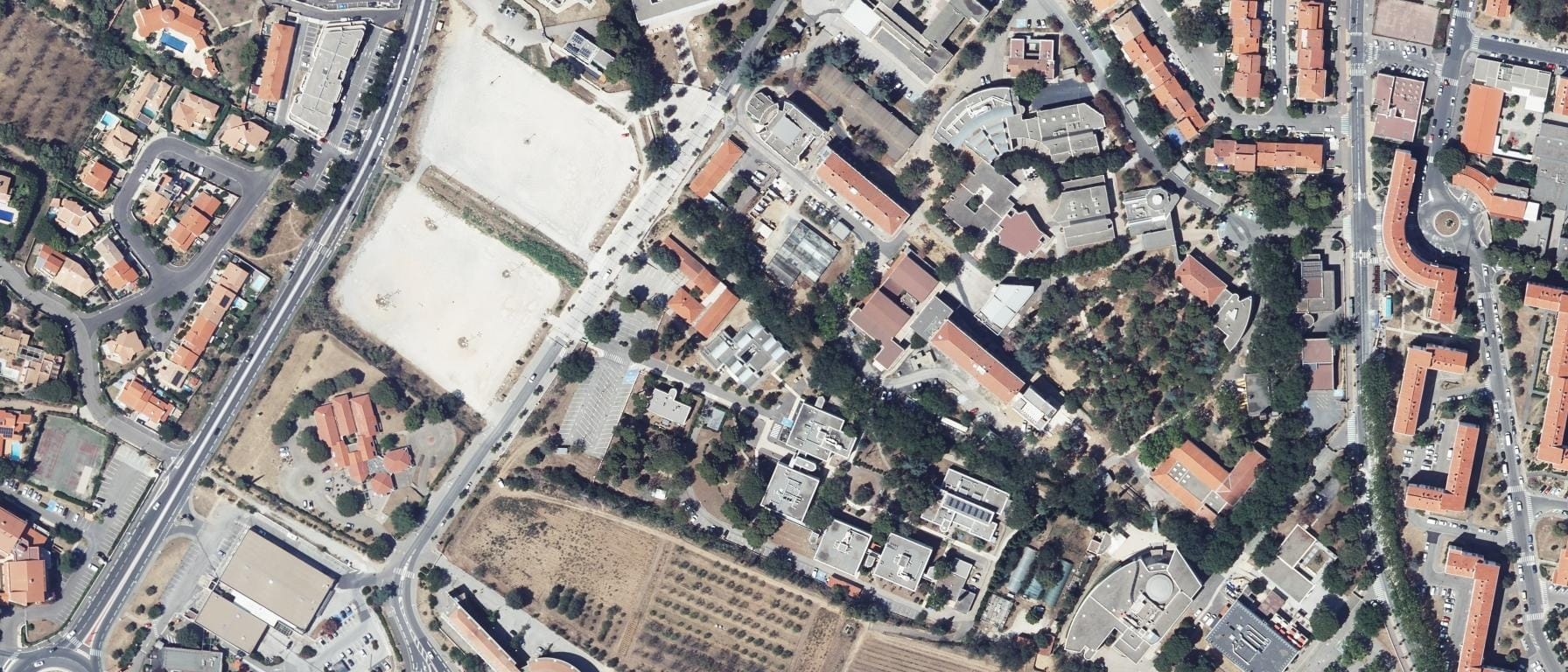 Vue aérienne de I.U.T de Perpignan