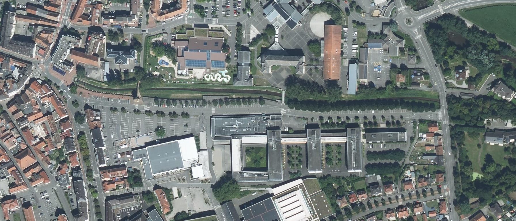 Vue aérienne de Lycée Robert Schuman