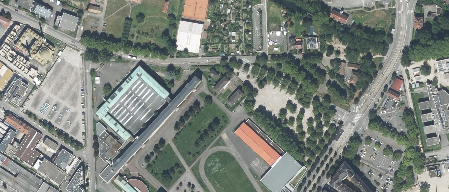 Vue aérienne de Lycée Louis Couffignal