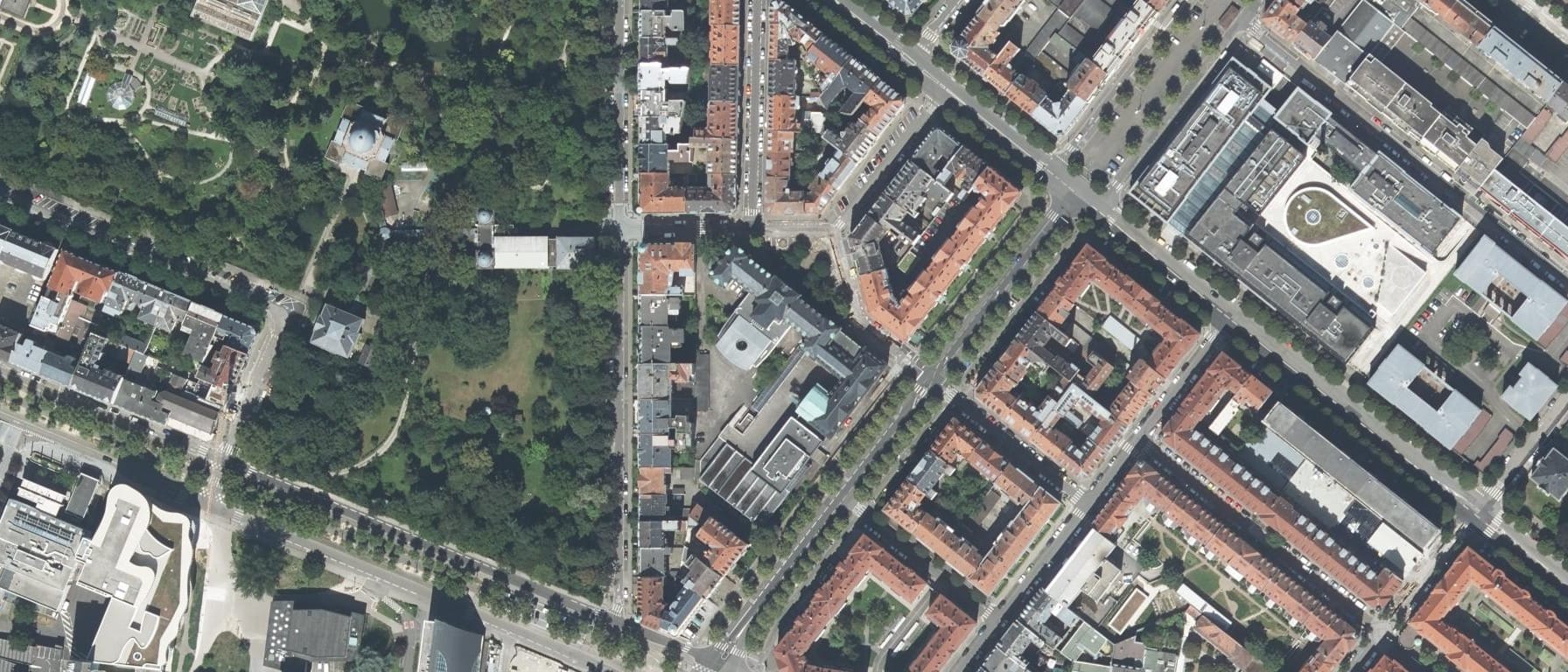 Vue aérienne de Lycée des métiers René Cassin