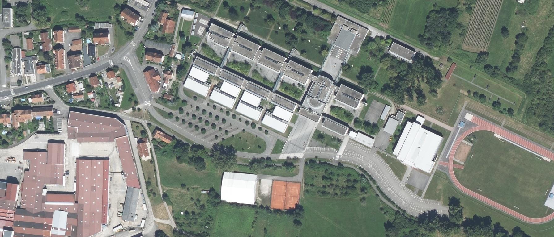 Vue aérienne de UFA Stanislas au lycée Stanislas