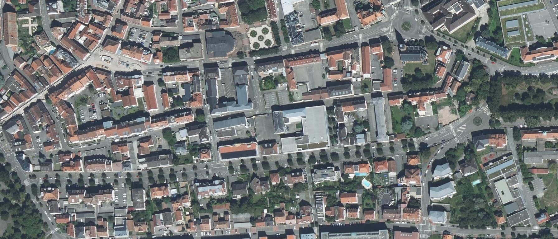 Vue aérienne de Lycée Ste Philomene