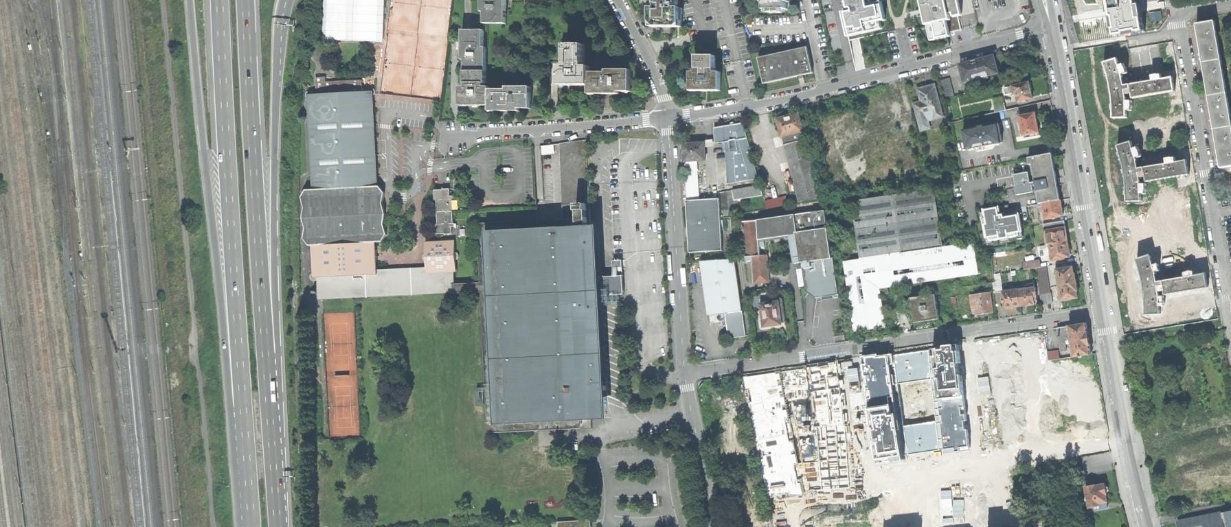 Vue aérienne de Ecole européenne de Beauté