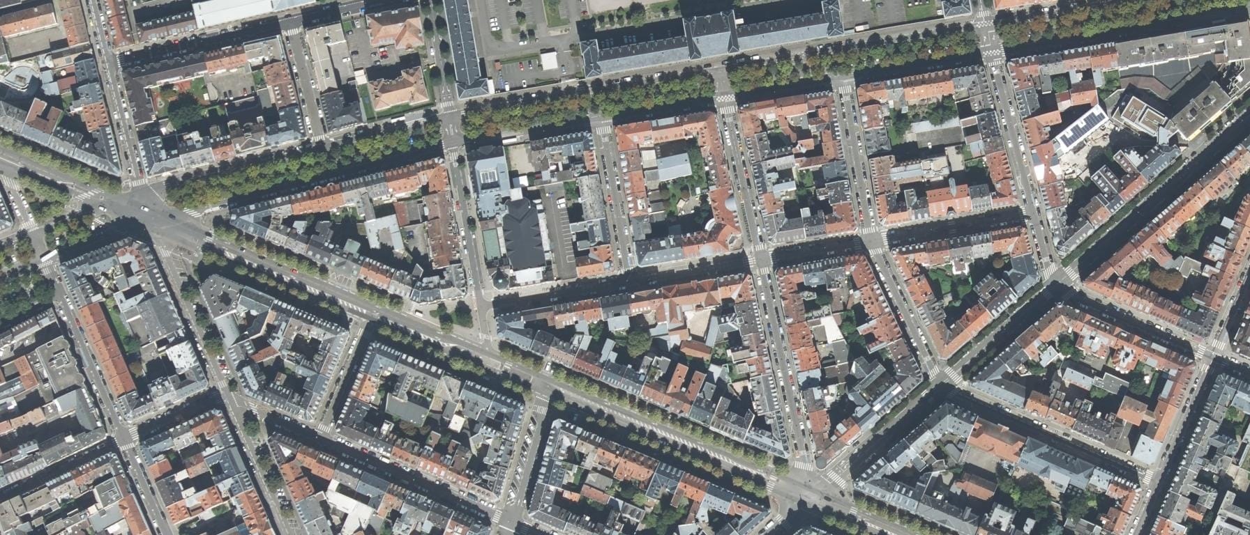 Vue aérienne de Lycée ORT STRASBOURG (67)