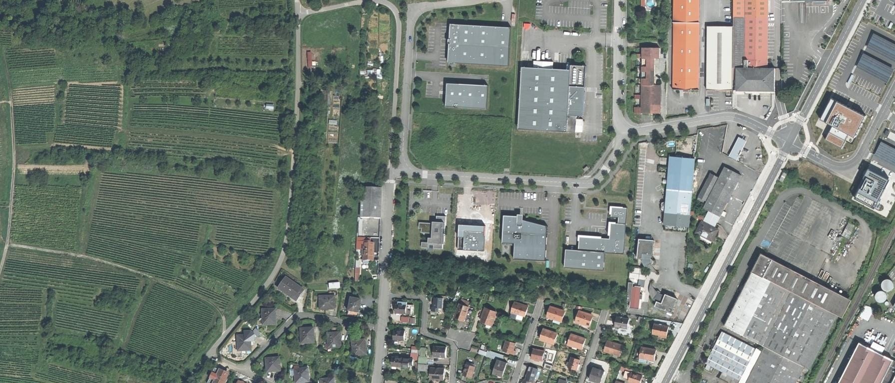 Vue aérienne de Lycée agricole d'Obernai