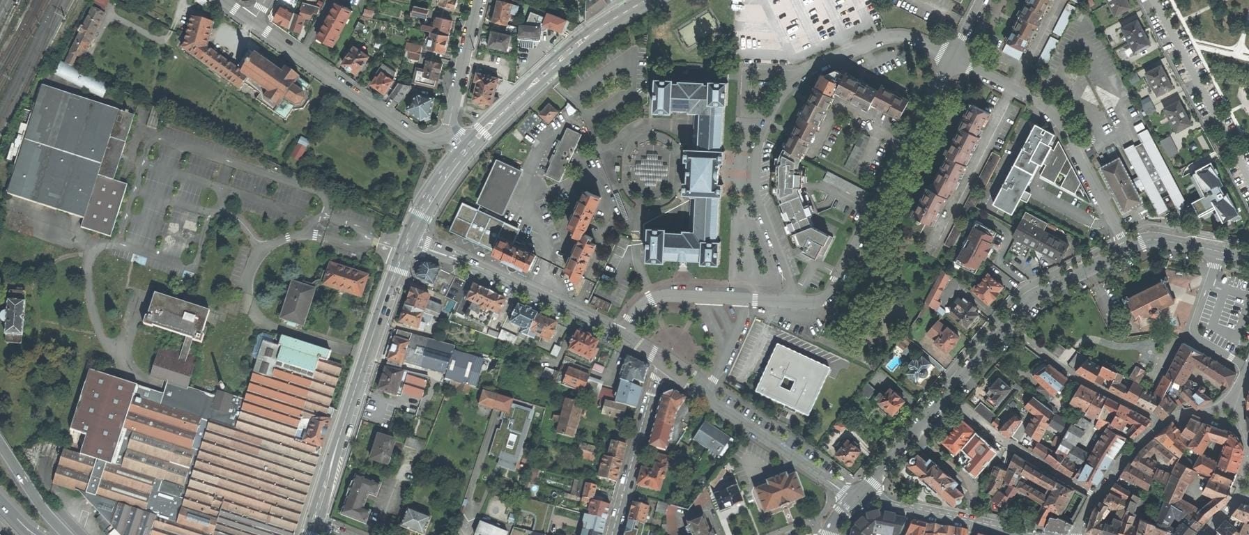 Vue aérienne de Lycée Schweisguth