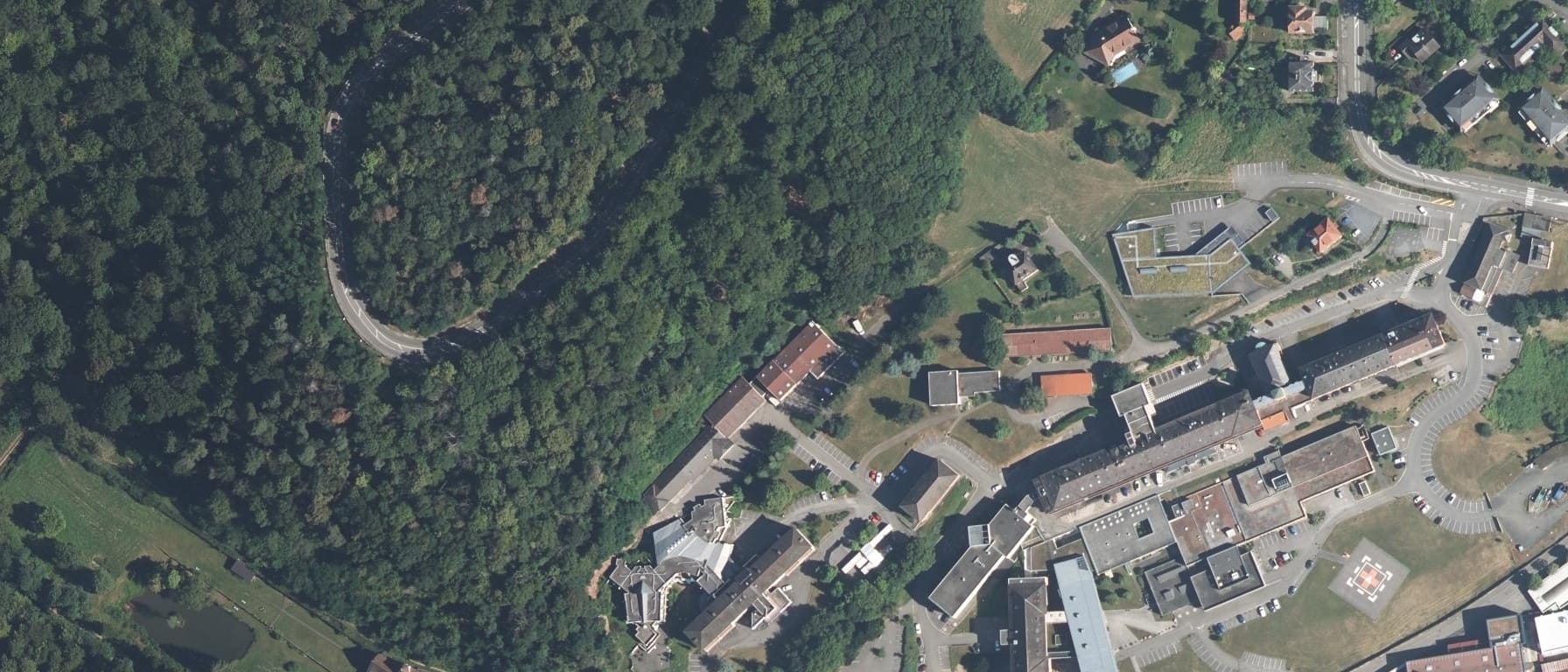 Vue aérienne de IFSI de Saverne