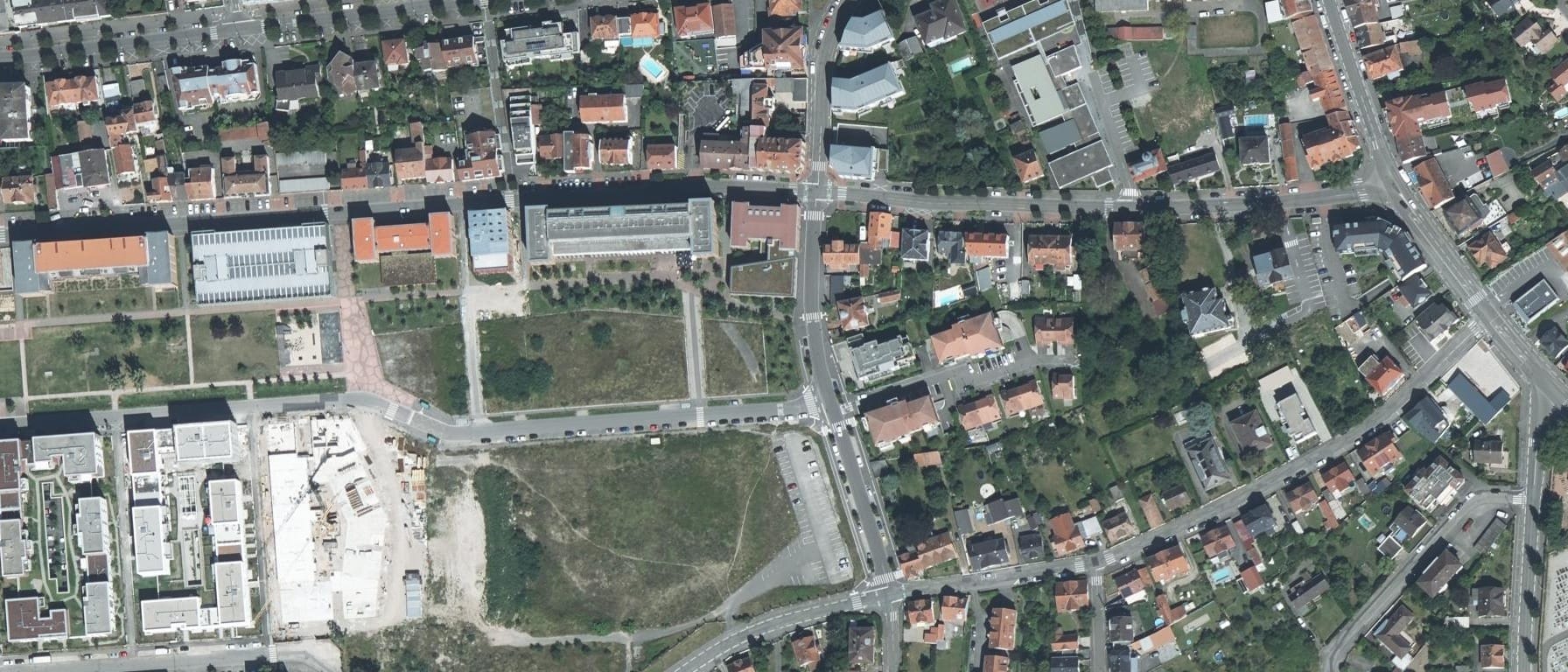 Vue aérienne de IFSI Haguenau