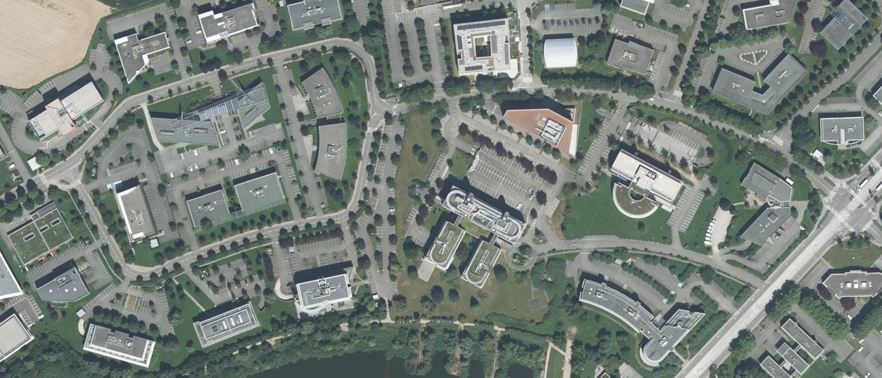 Vue aérienne de ESMG EC. SUP. MANAGEMENT ET GESTION