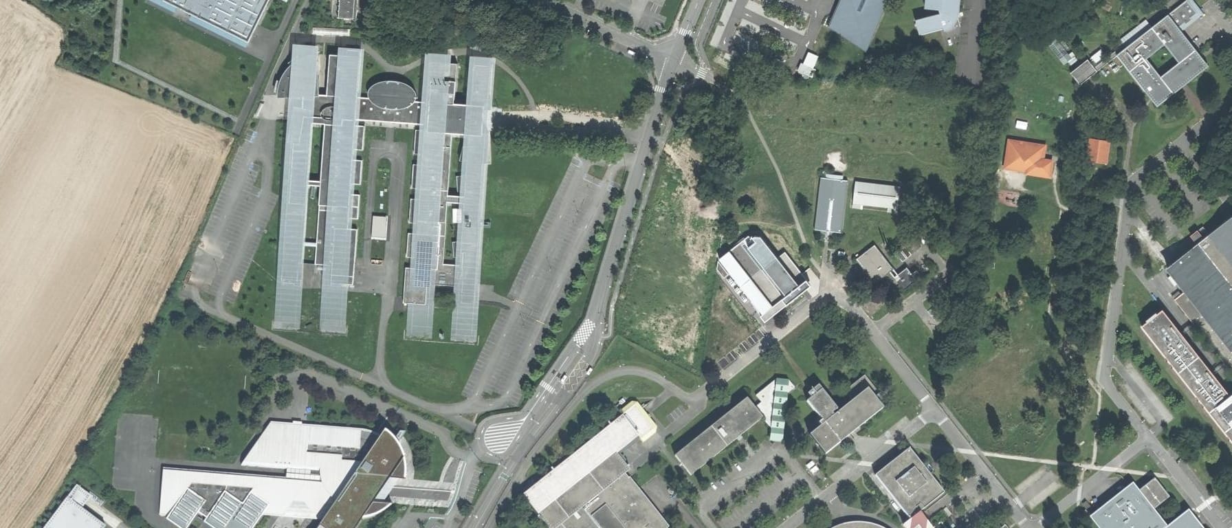 Vue aérienne de CFA CAA - UFA Charles de Foucauld