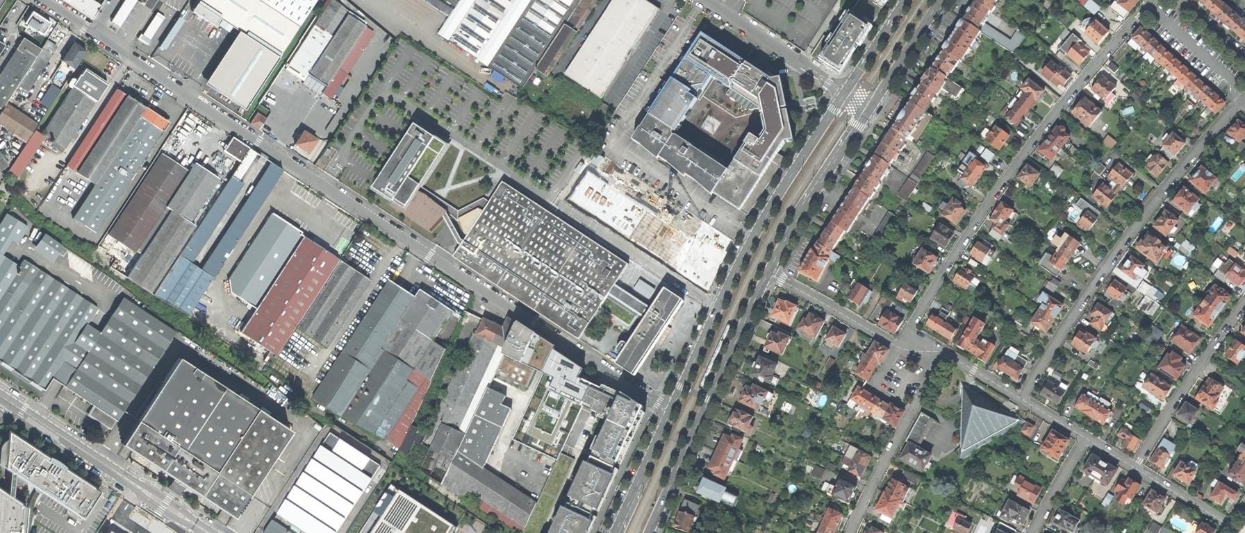 Vue aérienne de IFA - CFA DE LA CCI ALSACE