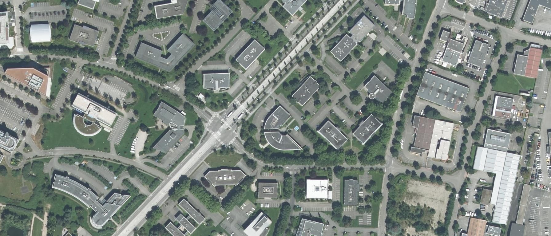 Vue aérienne de IEF - Institut européen de formation