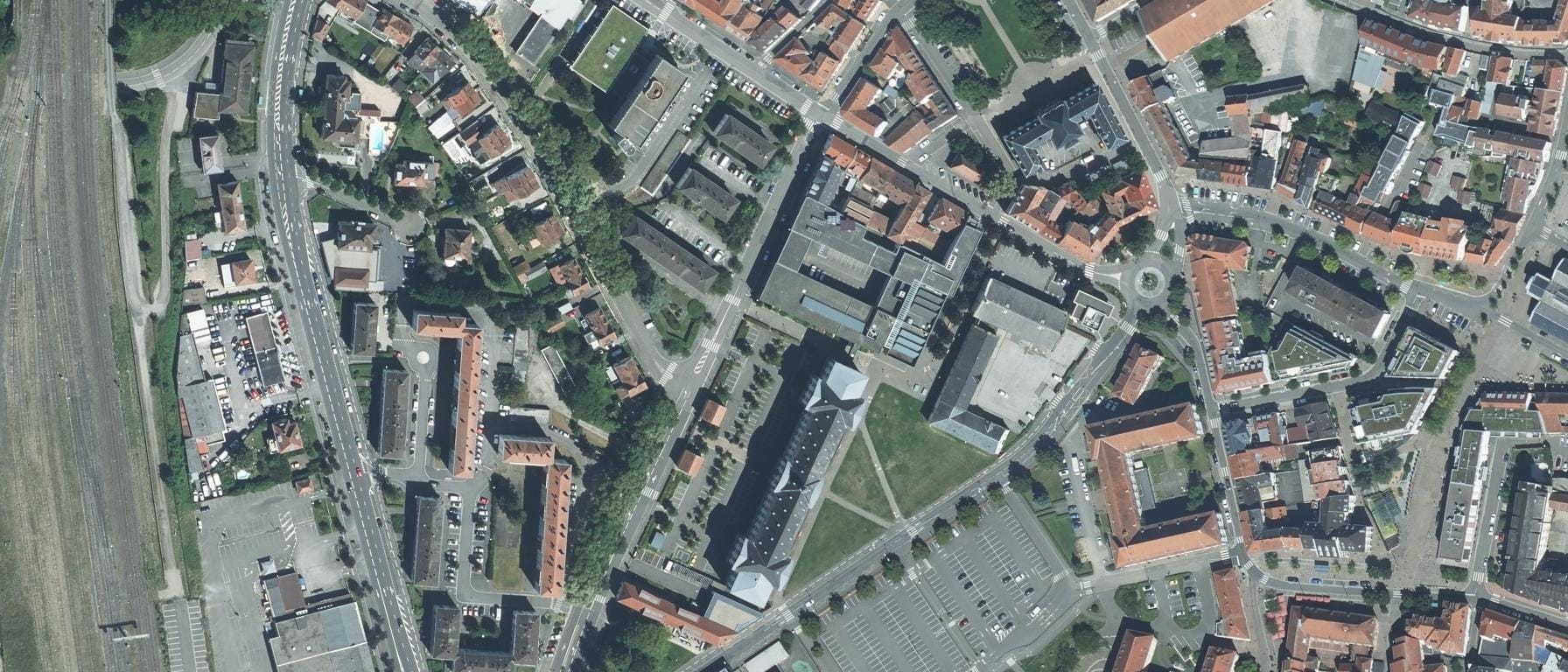 Vue aérienne de I.U.T. de Haguenau
