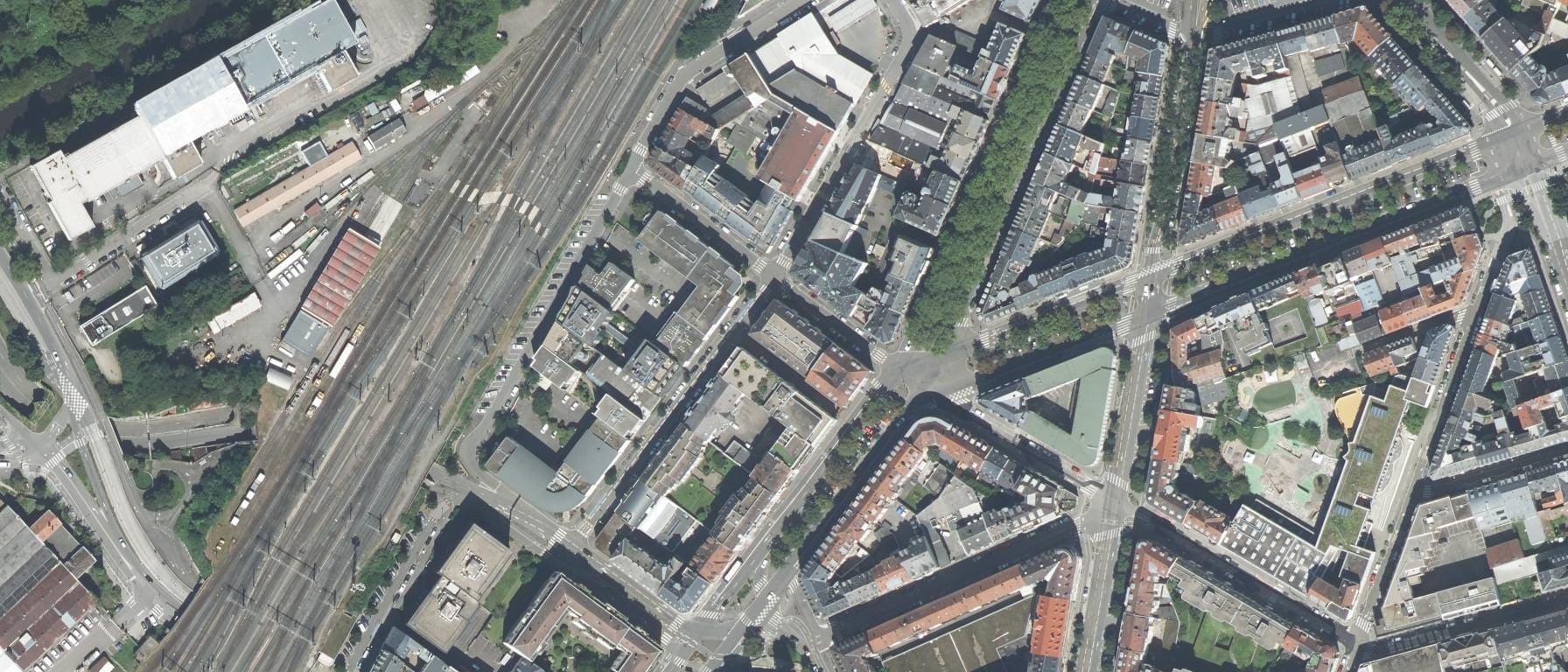 Vue aérienne de Ecole Pigier (Strasbourg - 67)