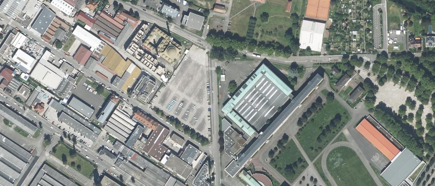 Vue aérienne de IFSI Strasbourg (St Vincent)