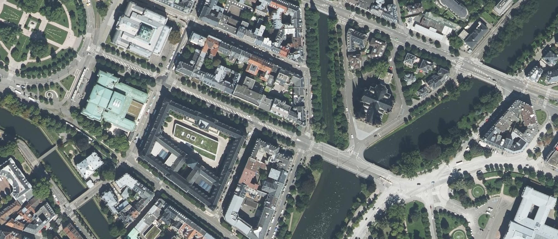 Vue aérienne de Ecole Horizon (Strasbourg - 67)