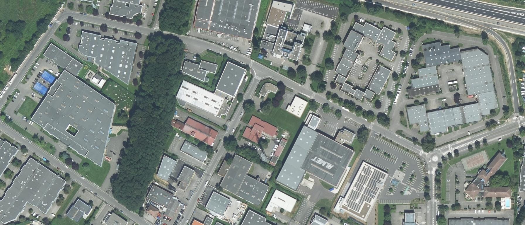 Vue aérienne de CFAI Alsace - centre d' ECKBOLSHEIM