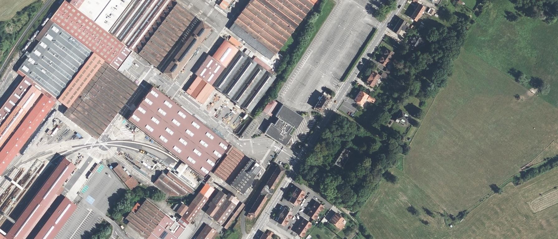 Vue aérienne de CFAI Alsace - centre de Reichshoffen