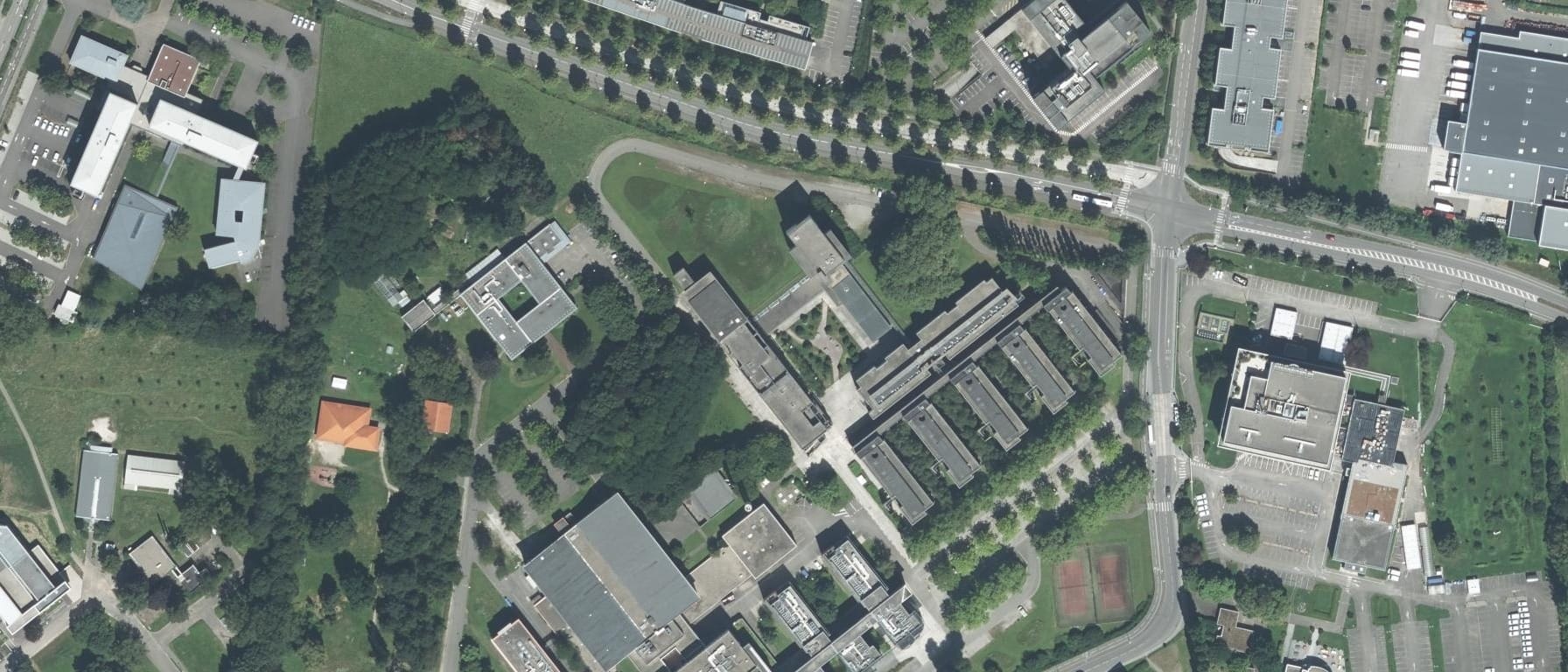 Vue aérienne de CPI Strasbourg (ECPM)