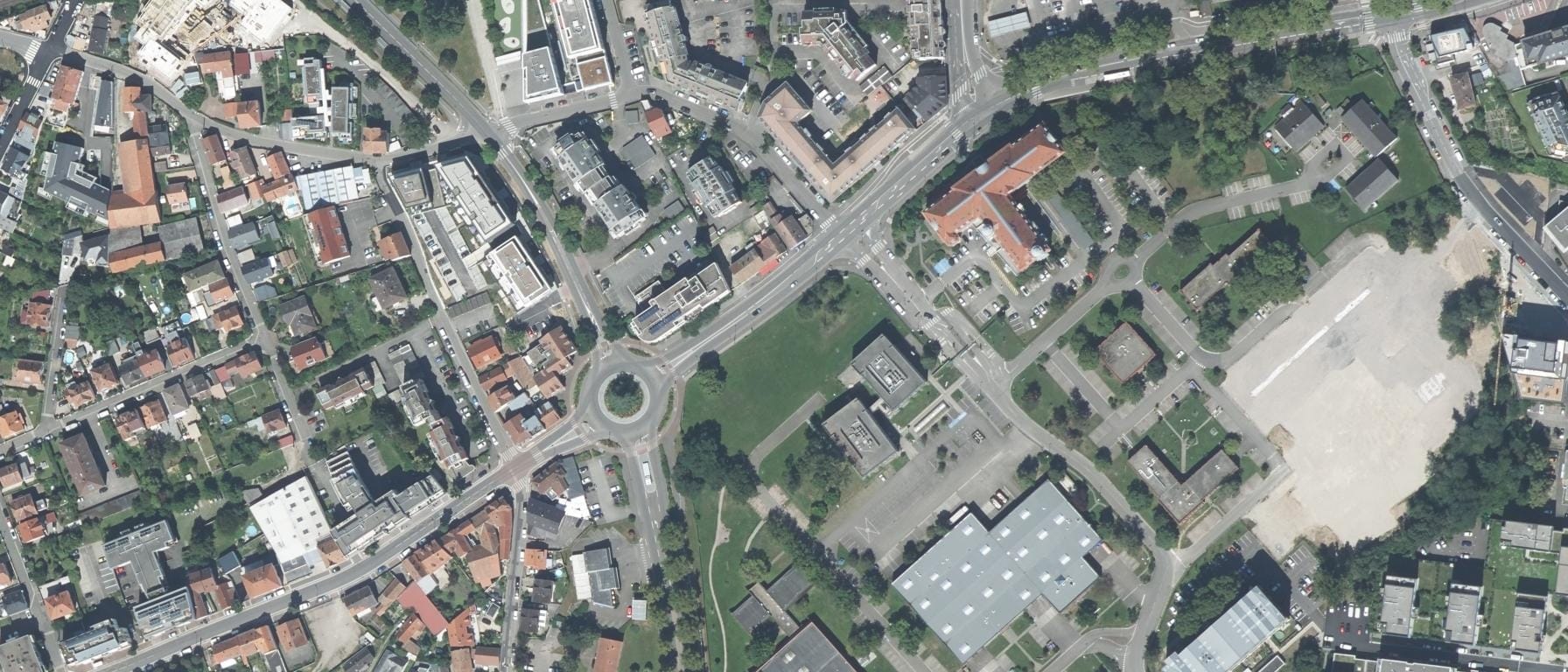Vue aérienne de CESI Campus de Strasbourg