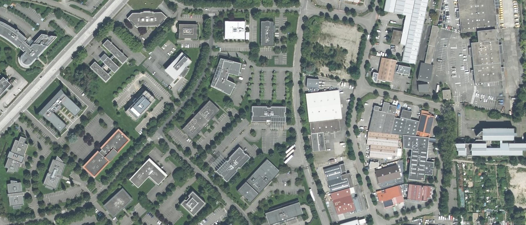 Vue aérienne de Suptertiaire Immobilier Strasbourg (Schiltigheim - 67)