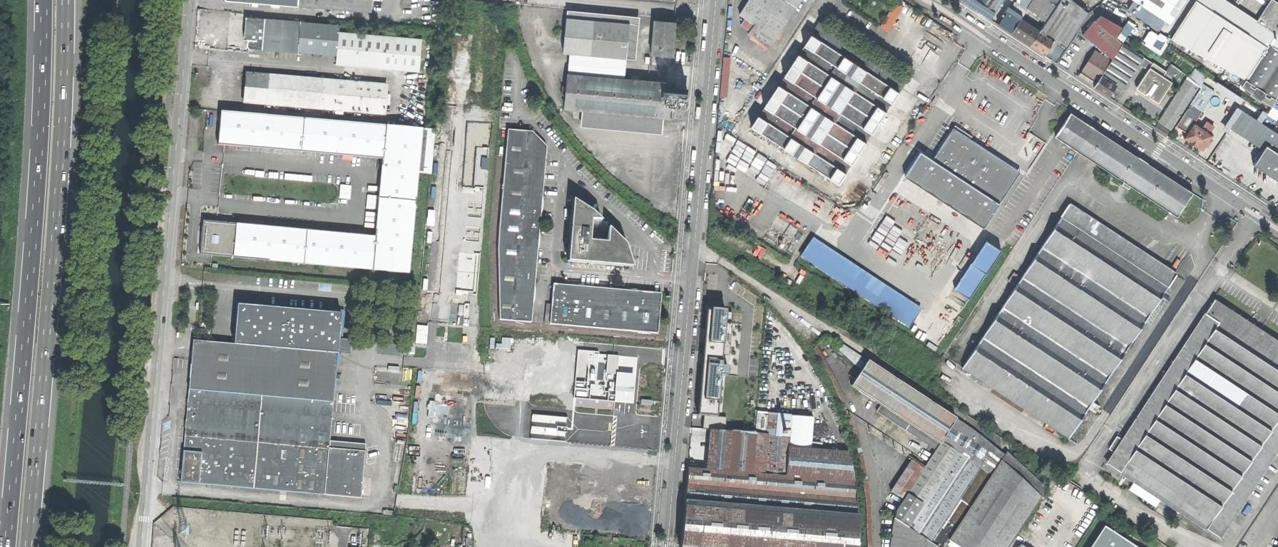 Vue aérienne de ISEQ Strasbourg