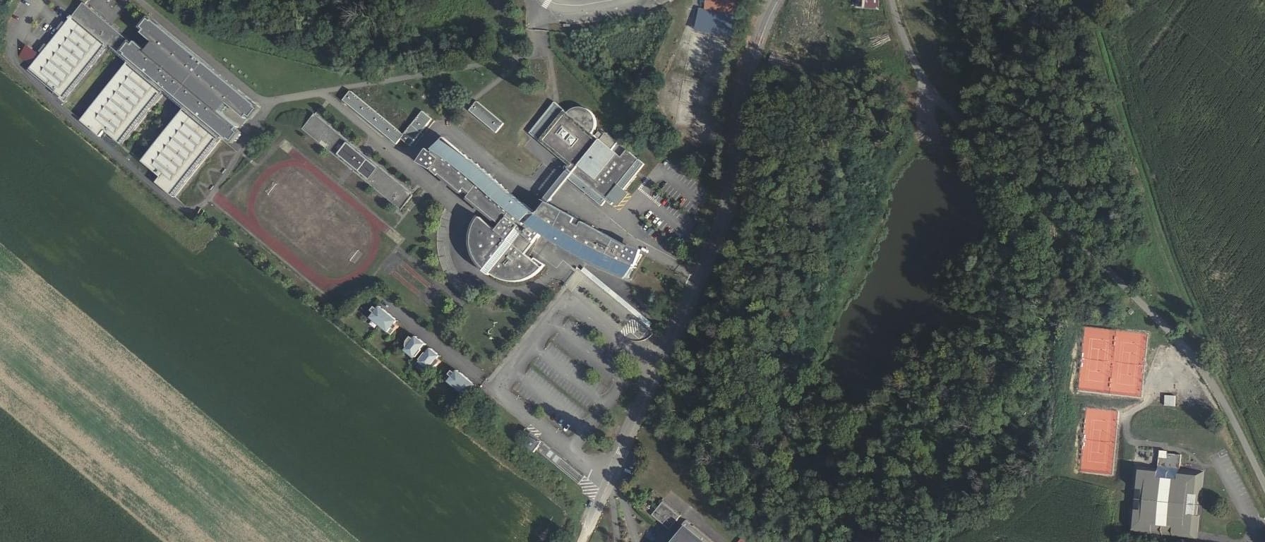 Vue aérienne de Lycée Jean Jacques Henner