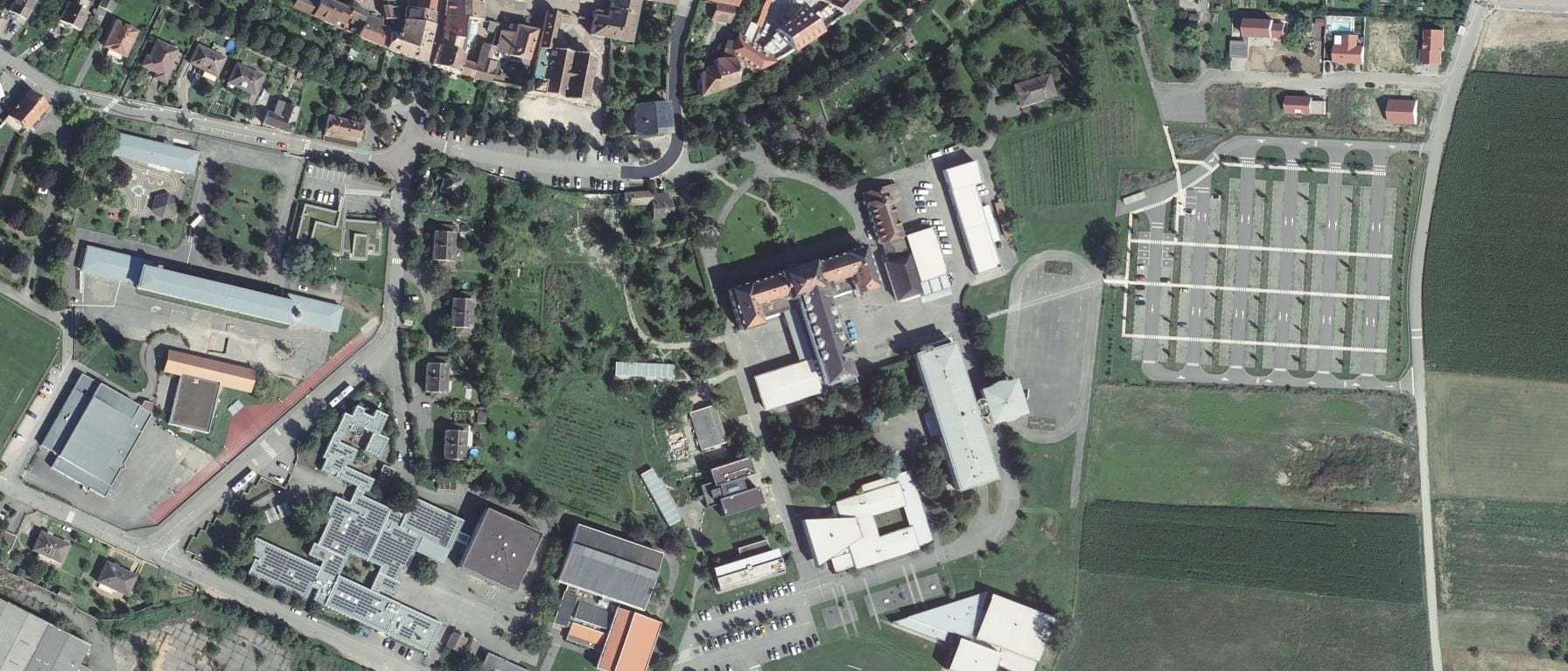 Vue aérienne de Lycée agricole de Rouffach