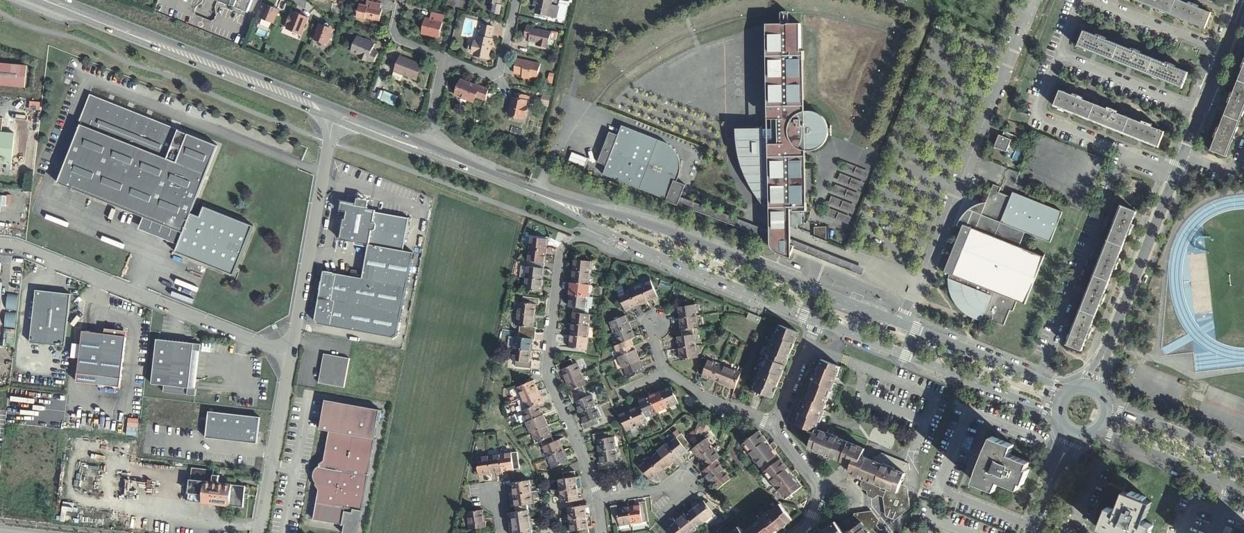 Vue aérienne de Lycée Camille See