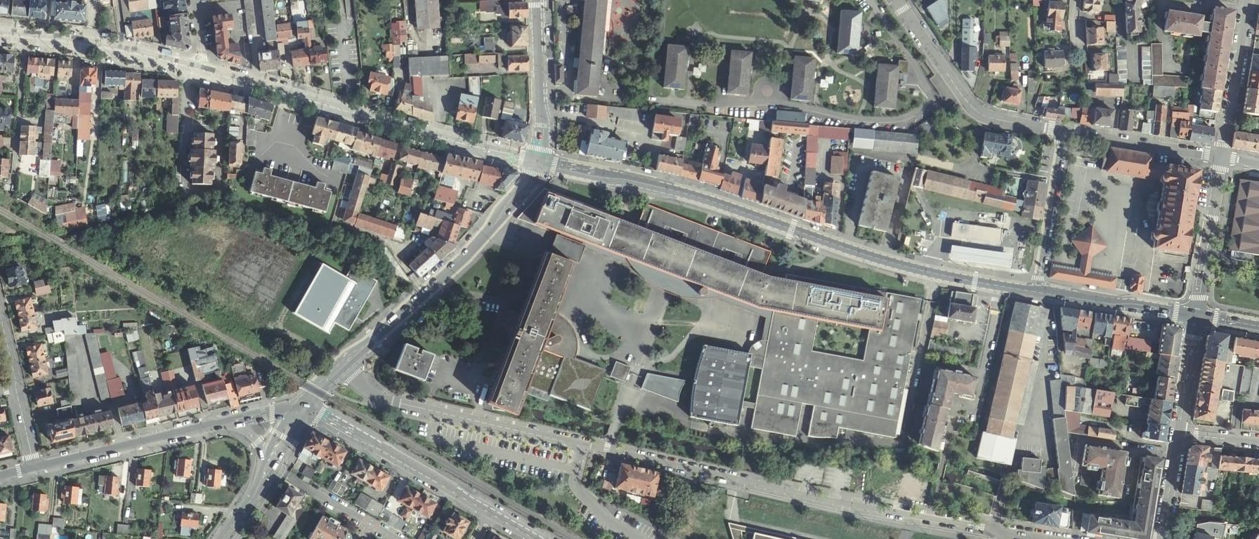 Vue aérienne de Lycée Blaise Pascal