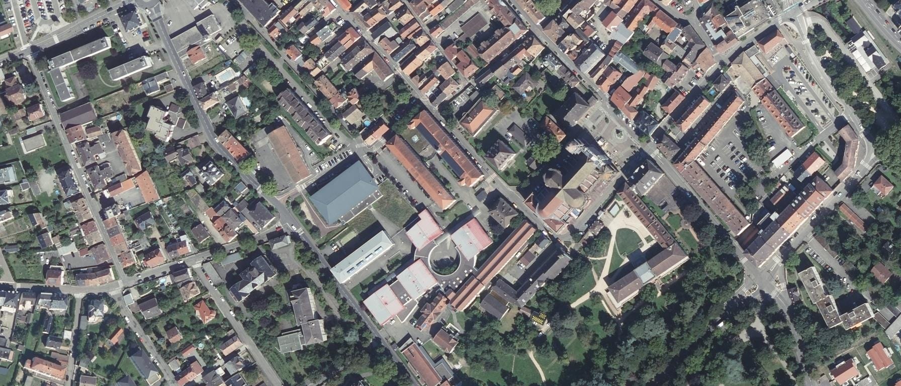 Vue aérienne de Lycée Theodore Deck
