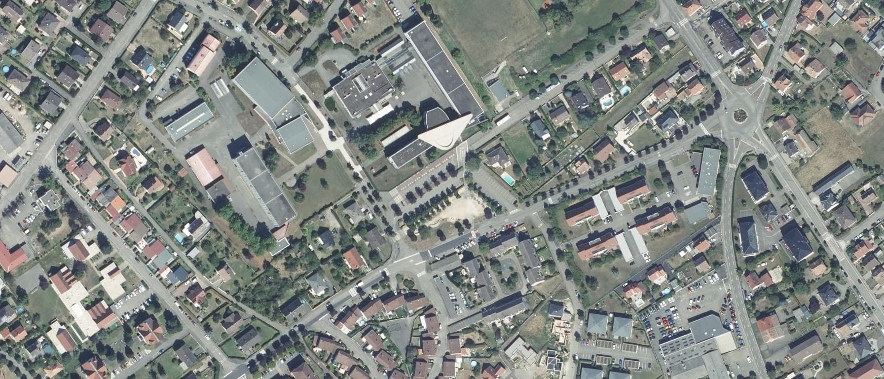Vue aérienne de Lycée Scheurer-Kestner