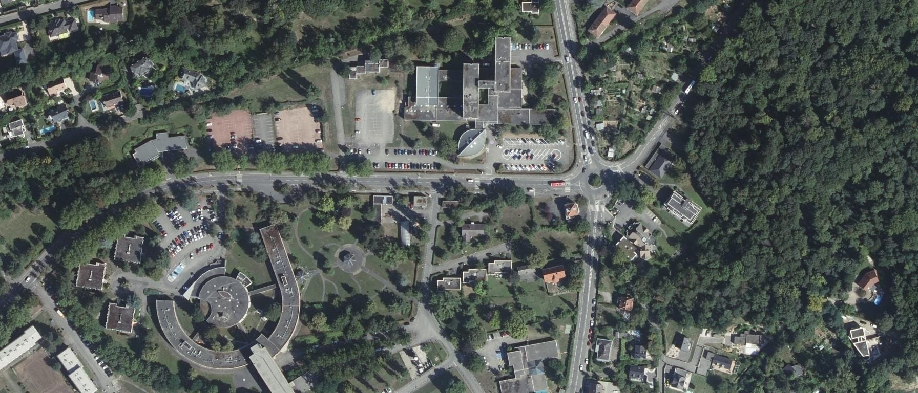 Vue aérienne de IFSI Mulhouse